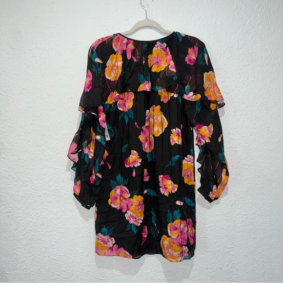 Joie Kriston Silk Floral Print Mini Dress Size Small - Picture 3 of 9